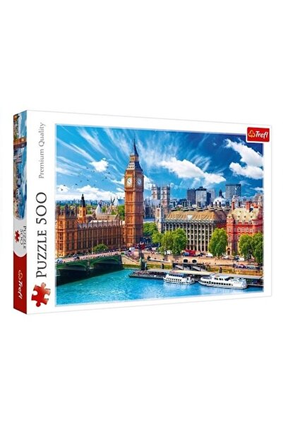 Trefl Puzzle 500 piese – Big Ben & Tamisa, Londra, 48×34 cm – Premium Quality