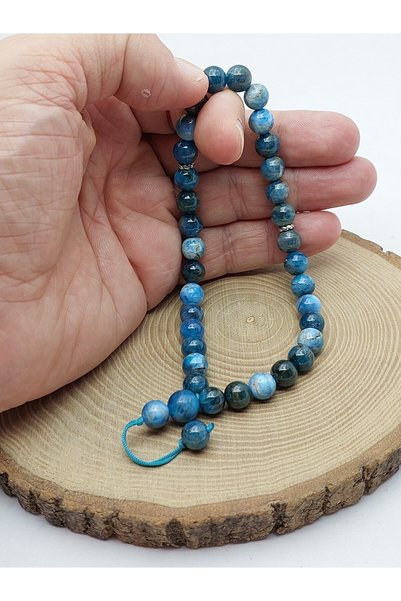Yasamtohumu Apatite Stone 33-Piece Special Design Prayer Beads 8mm (14290)