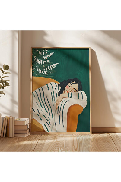 Tuba Decor Tablo dintr-o singură bucată cu rame din lemn pentru sufragerie, s...