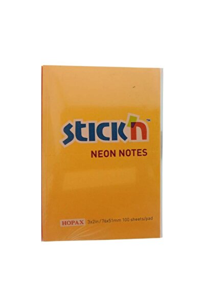 Gıpta Stick'N Post-It Neon Orange 76X51 100 Yp 12'Li Paket