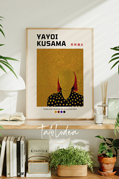 tablodea Pictură Yayoı Kusama cu apă, Pictură de artă japoneză, Decor de pere...