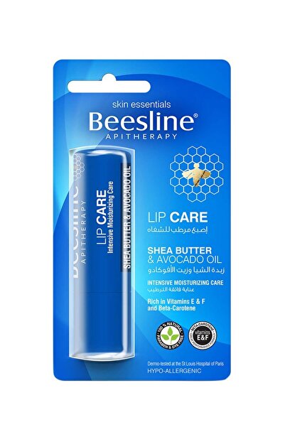 Beesline زيت العناية بالشفاه بزبدة الشيا والأفوكادو 4 جرام أزرق
