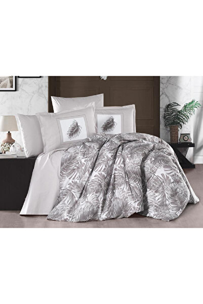 Talis Puma Double Bed Linen Brown, 100% Cotton