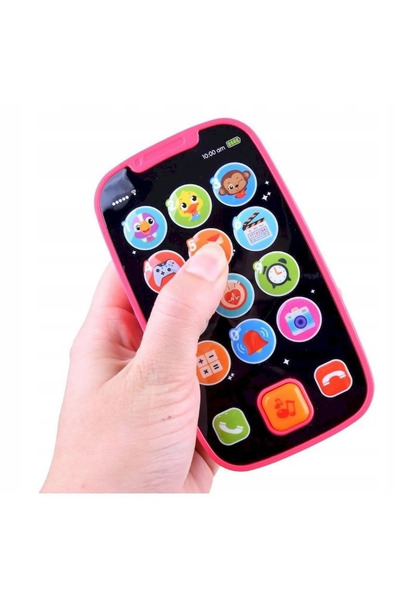 Picodino Interactive Toy for Babies, First Smartphone, HOLA TOYS, Pink