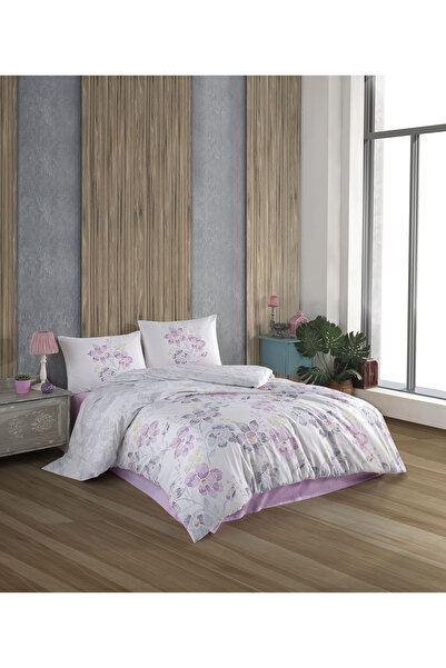 Bikaya Home طقم غطاء لحاف مزدوج من كريستال رانفورس |   100% قطن |   57 تيل | ...