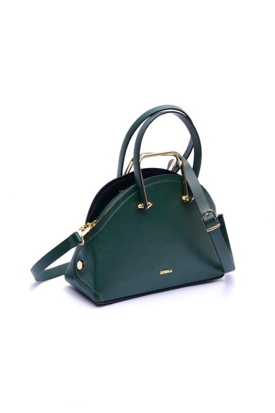 SOSELA Women's Dark Green Strap Hand and Shoulder Bag 67-8056