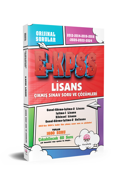 EKPSS LİSANS ÇIKMIŞ SINAV SORU VE ÇÖZÜMLERİ (2012-2024) TÜMÜ