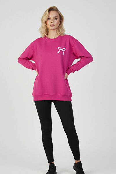 KOZİA OUTDOORS Mini dukserica sa detaljnim trakama za žene Oversize kroj