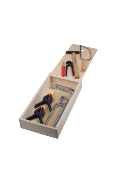 Pebaro 460, Set de scule de calitate, Cutie de lemn, 16 piese