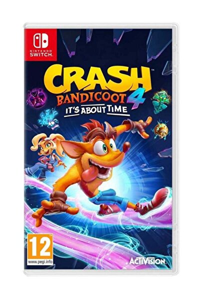 Nintendo Crash Bandicoot 4 It’s About Time Switch Version - Platform Adventure Game