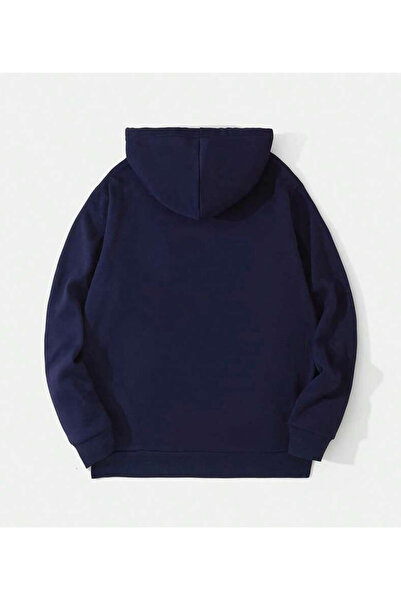 Relax family xf Men's Solid Color Hooded Sweatshirt Oversize Cotton Lined 3 Thread Winter Anti-Pilling