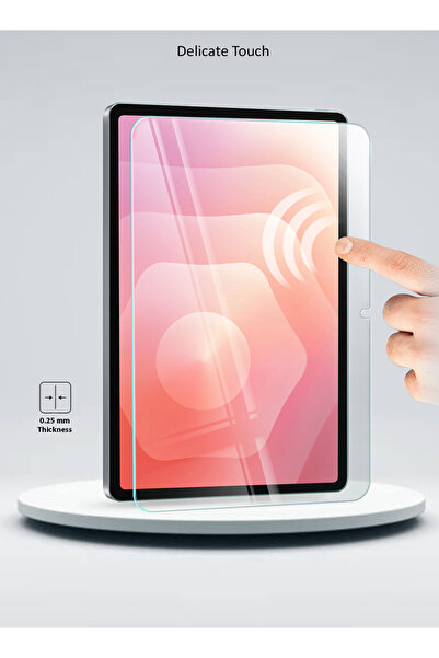 Wtech Samsung Galaxy Tab S11 5G 2025 (11.0 inch) Premium Series Curved Edges Tempered Glass - Clear