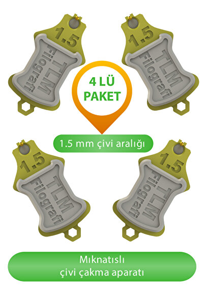 Olympos Tasarım 4lü paket - Profesyonel Mıknatıslı Çivi Tutma Çakma Aparatı |...
