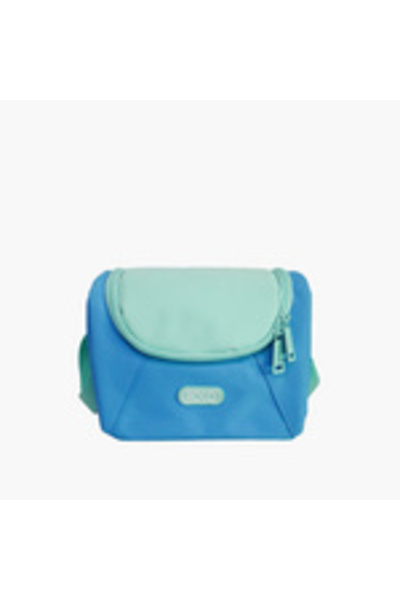 Roco Plain Lunch Bag with Adjustable Strap and Zipper Closure by