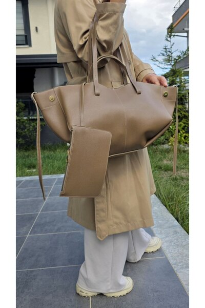 çantamgelsin ΓΥΝΑΙΚΕΙΑ ΤΣΑΝΤΑ ΧΕΡΙΟΥ ΚΑΙ ΏΜΟΥ ΜΕΓΑΛΟΥ ΜΕΓΕΘΟΥΣ ΜΕ ΠΟΡΤΟΦΟΛΙ (...