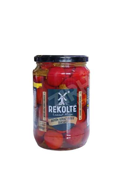 REKOLTE Bütün Kiraz Biber Turşusu Cam 650 gr.