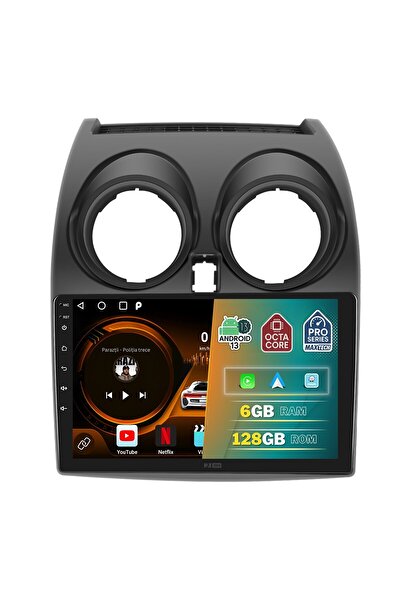 MaxTech Navigatie Nissan Qashqai J10 (2006-2013) dedicata, CANBUS Inclus, 6 GB Ram 128 GB Rom OctaCore