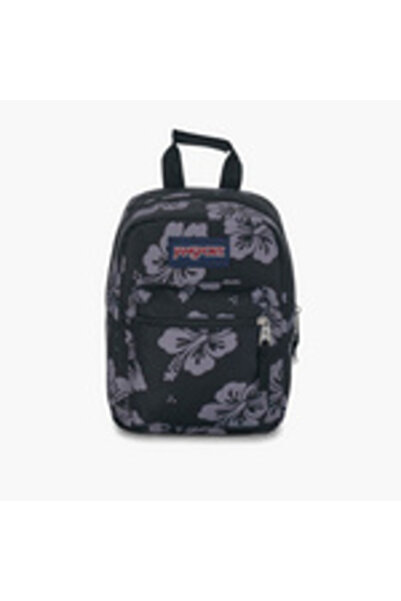 Jansport Lunch Bag with Zipper Closure and Floral Prints by - Lifetime Warranty