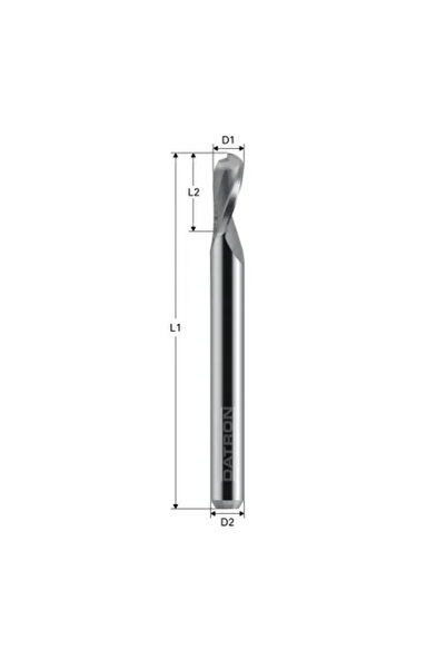 Datron Freza cu 1 canelura, 0068476 E, 6.0 x 14.0 x 6.0 mm