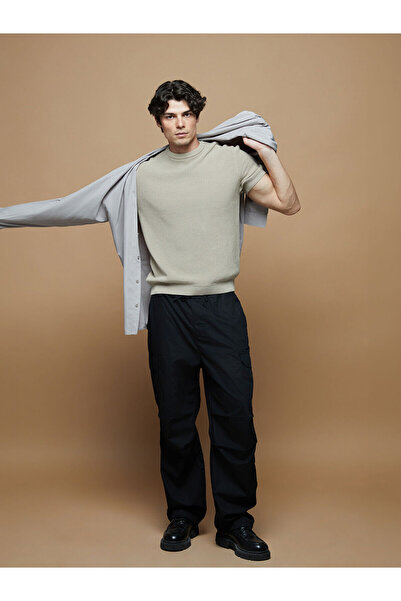 LC Waikiki Ανδρικό πλεκτό πουλόβερ με κοντό μανίκι Vision New Season