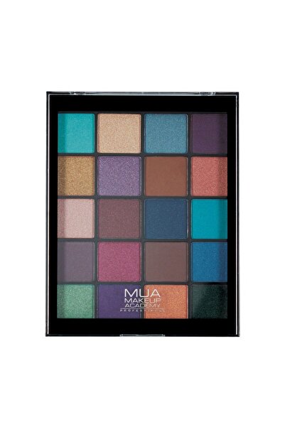 Mua Παλέτα σκιών ματιών 20, MUA, Vegan, Πολύχρωμη