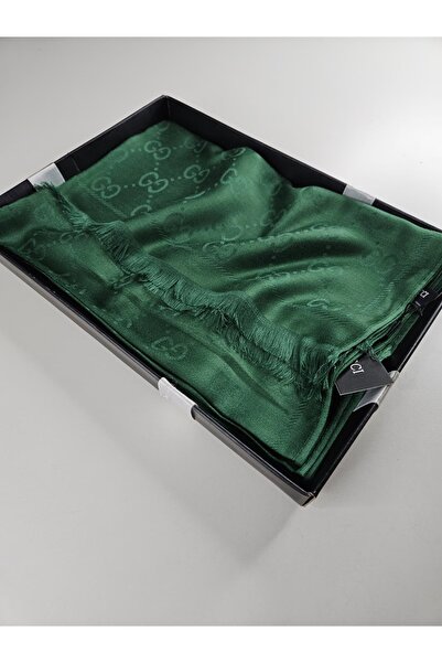 Miorel Scarfs G Desen Kaşmir İpek Şal Çift Taraflı Silk Cashmere Shawl