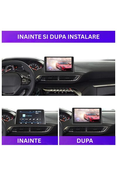 MaxTech Navigatie Peugeot 3008 / 5008 2016-2020 dedicata, 4 GB Ram 64 GB Rom OctaCore, Carplay