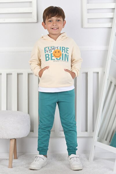 Yağmur Giyim ISOBGİV Future Begın Set de trening pentru băieți, 100% bumbac, ...