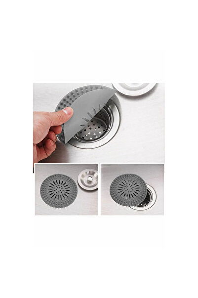 Raakmadezanmir (1 Adet) Süzgeç (Silikon) Mutfak Gider Lavabo Süzgeci Ve Çöp T...