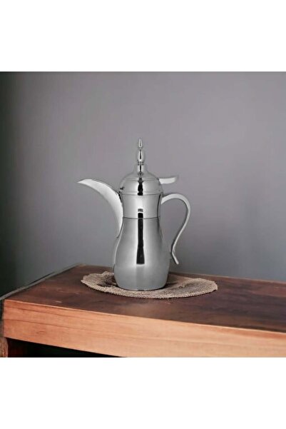 AL-HAMAMMI Silver coffee thermos in the shape of a coffee pot (750 ml)