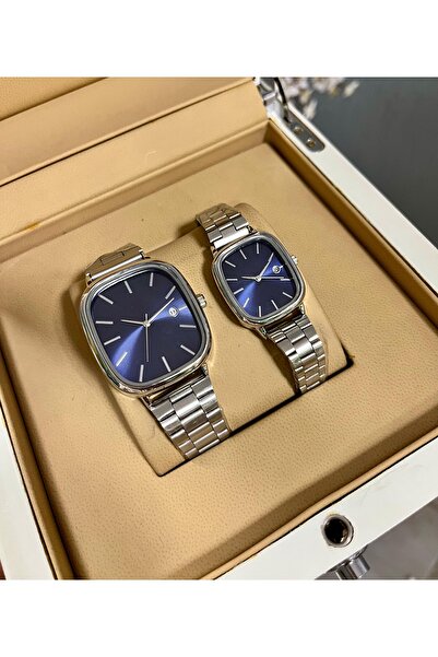 PW POLO WHITE Takvimli Çift Kol Saati 2 Adet