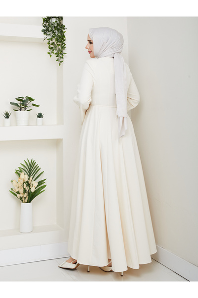 mervessdesing DÖKÜMLÜ SUKUBA KUMAŞ ELBİSE