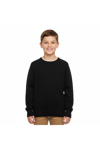 KidsMagazin Stylish black sweater for boys
