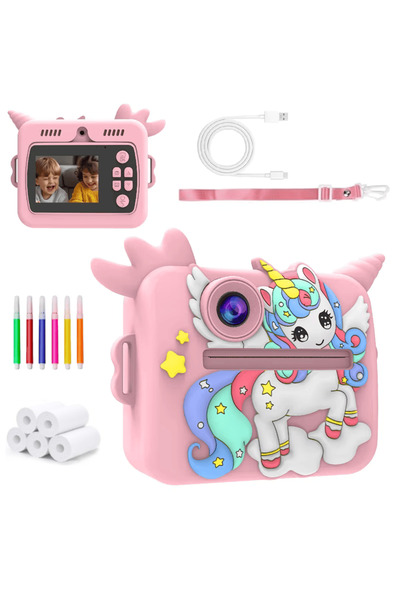 VALA Instant Print Camera for Kids, VALA® 10K UNICORN, 48Mpx Dual Camera