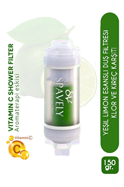 Luluyen Spavely Yeşil Limon Duş Başlığı Filtresi Arıtması Güney Kore Menşei K...
