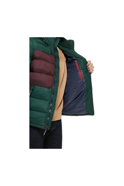 Tommy Hilfiger Erkek Şişme Kapüşonlu Puffer Mont