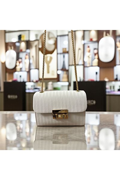 Gözde Mağazacılık Women's Shoulder Bag with Gold Chain