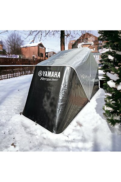 Kafkas Yamaha Özel Motosiklet Koruma Garajı Branda Su Geçirmez Sabitleme ve Kilitleme