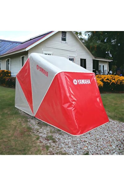 Kafkas Yamaha Özel Motosiklet Koruma Garajı Branda Su Geçirmez Sabitleme ve Kilitleme