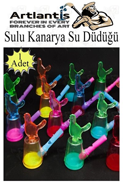 Artlantis Sulu Kanarya Su Düdüğü 1 Adet Sulu Bülbül Kuş Sesi Çıkaran Düdük Oy...
