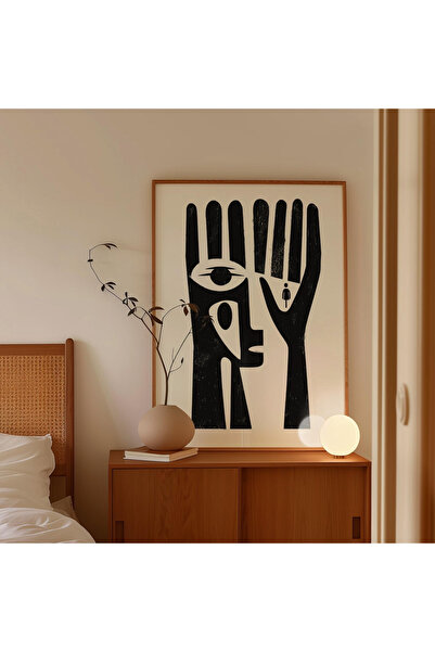 Tuba Decor Tablo dintr-o singură bucată cu rame din lemn pentru sufragerie, sufragerie, bucătărie