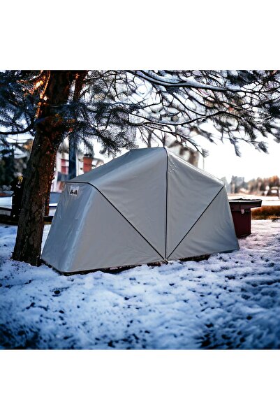 Kafkas Yamaha R25 Özel Portatif Motosiklet Garajı Koruma Brandası Su geçirmez Yere sabitleme ve kilitleme