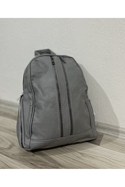 Zeyn Sırt çantası yumuşak deri çok gözlü