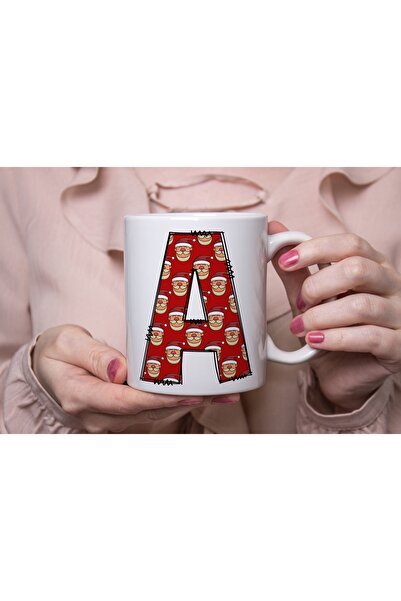 Beramussa كوب على شكل حرف A، كوب قهوة بتصميم سانتا كلوز لعيد الميلاد، هدية عي...