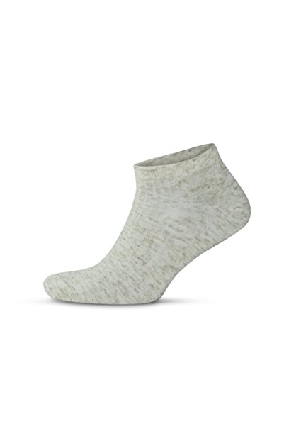 eleganzo Men's 4-Piece Natural Linen Cotton Blend Sports Stylish Pre Washed Short Booties Socks 3149