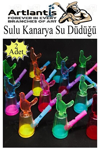 Artlantis Sulu Kanarya Su Düdüğü 2 Adet Sulu Bülbül Kuş Sesi Çıkaran Düdük Oy...