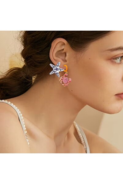 GÜNEBAKAN AKSESUAR Bohem ocean küpe