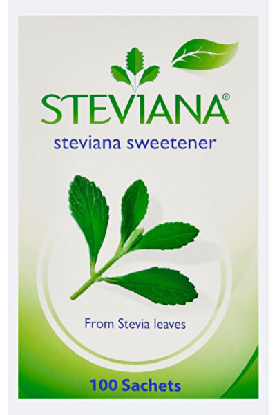 Steviana Natural Sweetener From Stevia Leaves, Zero Calorie - 250g (100 Satch...