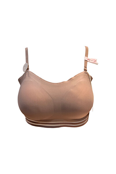 BUTİK1AVM Seamless Wireless Invisible 3-Piece Bra Removable Cup Adjustable Strap Non-Marking