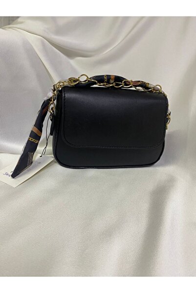 Nurembags حقيبة مستطيلة الشكل، أنيقة، مع إكسسوارات وشاح عصرية